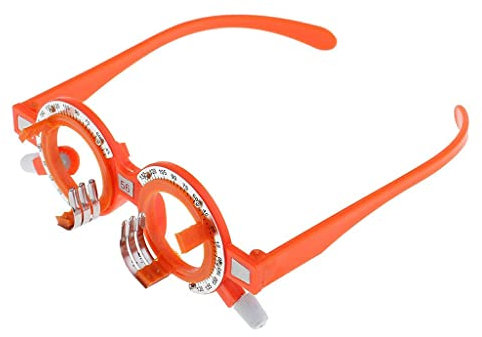 LeeQinersw Optical Glasses for Prescription Glasses with Plastic Trial Optics 56mm +