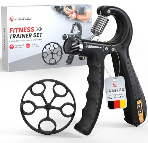 Allenatore Mano Dita, Set Allenamento Forza Presa, Trainer Avambraccio Regolabile, Allenatore Dita, Attrezzo Allenamento Avambraccio, Trainer Grip, Fitness Mano, Forza Muscolare