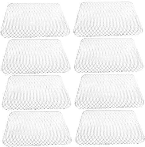 POPETPOP 10 Pezzi Tappetini Per Griglia Usa e Getta in Alluminio Copertura Per Barbecue Rete Per Griglia Da Forno Adatto Per Barbecue Teglie in Alluminio Vassoi Usa e Getta Per Rivestimento