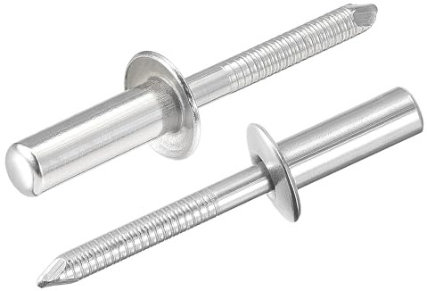TA-VIGOR 25Pcs 6.4mm x 20mm Stainless Steel Blind Rivets, Closed End Pop Rivets with Dome Head for Metal and Wood, Heavy Duty Corrosion-Resistant for Indoor and Outdoor Fixings