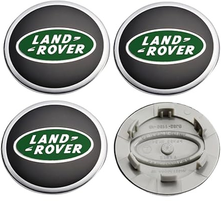 Smartec Compatible with fit Land Rover Wheel Center Hub Caps Hubcaps Logo Coversr 63mm, Set of 4