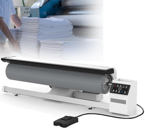 Pressa A Vapore Rotativa Professionale Da 35 Pollici, Macchina Per Stirare Indumenti Con Pressa A Vapore Intelligente E Touch Screen A Led, Con Vapore Continuo Per Uso Commerciale E Domestico