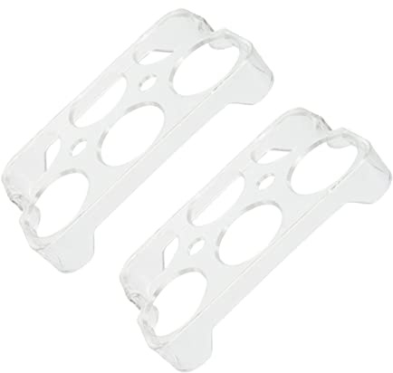 SHINEOFI 2piezas Rejilla Para Huevos Bandeja Para Huevos Para Refrigerador Organizador Para Estuche Para Guardar Para Usar Cocina o Nevera
