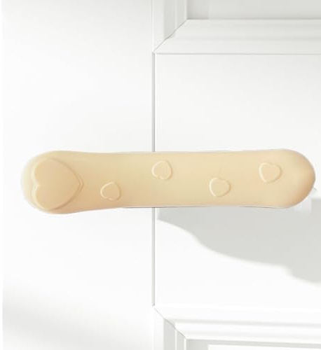 Generico Copri Maniglia Porta,Copri Maniglia per Porte | Protezione Antiurto a Cuori per Stanze Piatte Quadrate da Cucina Bagno Camera per Festività e Inverno