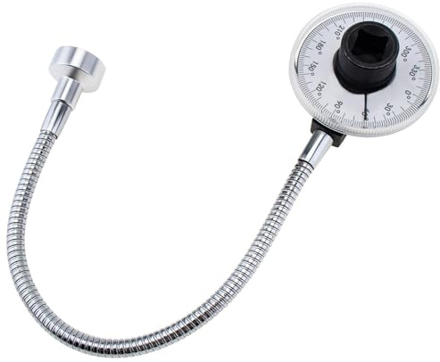 DGOINGPI Llave dinamométrica Angular con accionamiento de 1/2 Pulgada y rotación de 360 ​​Grados, Herramienta Manual para medir torsión, medidor de Acero Inoxidable