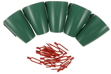 FONDOTIN Set Vasi da Vivaio in Plastica per Fragole con Forche per Piantare, Contenitori per Trapianto in Vivaio Riutilizzabili, Stazione di Propagazione Piante per Ortaggi e Fiori, Adatto