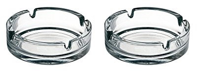 Pasabahce 54046 XL Posacenere – 2 X XL Posacenere in Vetro Bistro Ø 14,5 cm