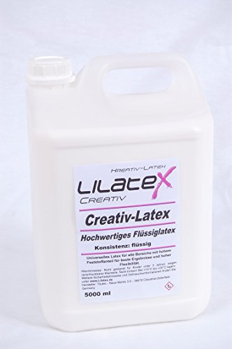 Lilatex Flüssiglatex/Latexmilch 5 Liter dünnflüssiges Naturlatex