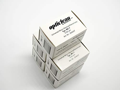 5 Stk. Microtec® opticlean Filtereinsatz MC-7 | 5-20 µm | der innovative und effiziente Heizölfilter | hervorragende Filtereigenschaften | Vorbeugung von Störungen und Reparaturen | mit Dichtring