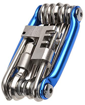 Gobesty Multifunction Bike Repair Tool Kits, 11 in 1 Bicycle Tool Kit Bike Chain Tool, Tire Patch,Tyre Lever / Mini Tool for Outdoor Cycling