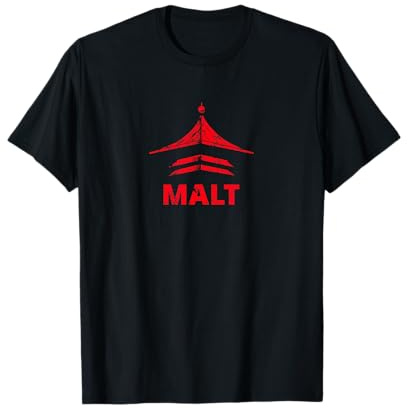 Whisky Single Malt Brennerei Pagode rot T-Shirt