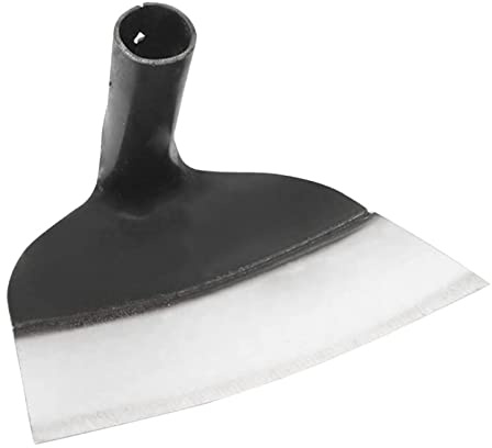Hoe Garden Tool Heavy Duty Weeding Hoe Farm Scuffle Agriculture Heads Garden Planting Steel Hoes Outdoor Hoe Heads Replacement Digging Hoe for Weeding and Soil Loosening (10inch)