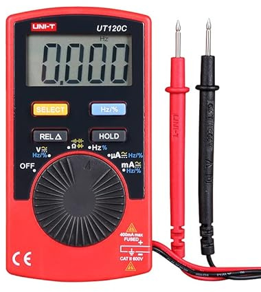 UNI-T Uni-trend Multimeter clamp meter UT120A UT120B UT120C Pocket Size Digital Multimeter AC/DC Current Test Function REL Relative Measurement(UT120C)