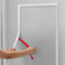 Hungbak Peel und Stick Stuhl Rail Panel Molding Finish Trim für Home Decoration und Wandschutz (lackierbar weiß, 3m x 2.3cm)