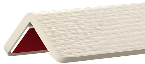 PVC Kantenschutz Eckschutzprofil 3 Stück Winkelprofil Selbstklebend Kantenschutz für Wandecke Schützen/Reparieren (Color : Beige A, Size : L:39.4in)