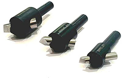 Buyohlic Set of 3 Pcs Fly Cutters 3/8 Shank + HSS Tool Bit for Metal Facing on Milling & Lathe Machine