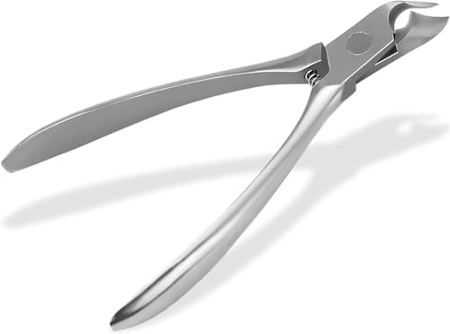 Profi Kopfschneider als Nagelzange Scharfer und präziser Schnitt 12 cm | Fußpflegeinstrument zum Kürzen der Zehennägel Rostfreier Edelstahl
