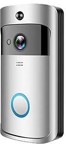 ZXLPHAZ Wireless Doorbell 720P HD Smart Home Wireless WIFI Doorbell Camera Security Video Intercom IR Night Vision AC Battery Operated Home Doorbell for Home School Office (Color : 3) (2)