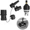 mizikuu SUP Pumpenadapter, Ventil Adapter Aufblasbarer Adapter Schlauchboot Ventiladapter Luftpumpenkonverter Gasdüse Inflatable Sup Pumpe Adapter für SUP Paddle Board Aufblasbarer Bett