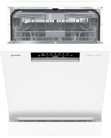 Gorenje GS643C90W diskmaskin/fristående/60 bredd/16 bord/6 program/TotalDry/Total AquaStop/MultiClack/FlexUse/Intensiv/Glasglas/Energieffektivitet: C/Mått (H x B x B x D)