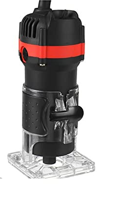 Fresatrice per Legno, 1500W 30000rpm Tagliabordi manuale elettrico for legno Lavorazione del legno Incisione Scanalatura Guarnizione Intaglio a mano Set di falegname for router di legno