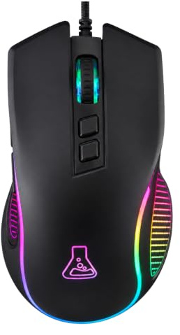 The G-Lab Kult Thorium - Ratón Gaming con Cable 12800 dpi RGB Macro
