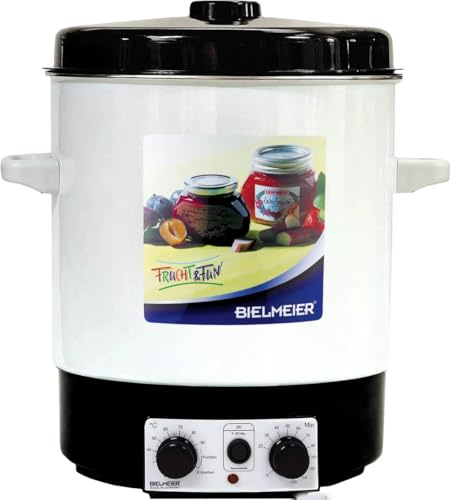 BIELMEIER Einkochautomat 29 L Emaille, Einkochtopf elektrisch 2000W