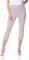 Roman Originals Cropped Trousers for Women UK Ladies Capri Leggings Summer Pants Short Crop Stretch 3/4 Length Three Quarter Pedal Pusher Clothes Elasticated Bengaline Cut Off - Mauve - Size 18