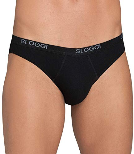 Sloggi - Slip da uomo Basic Mini Nero M