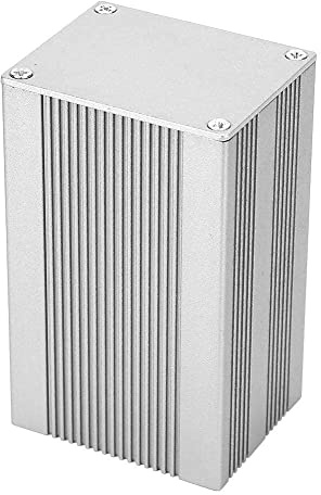 Aluminiumgehäuse Kühlbox Leiterplatte Instrument Integral Aluminium Box für Blitzschutz DIY Elektronische Projekt Gehäuse Fall