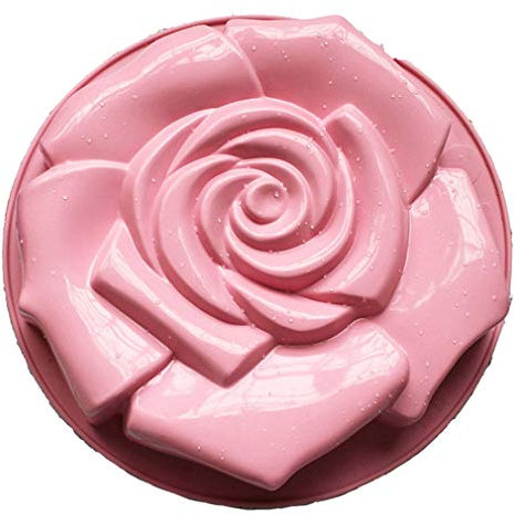 JasCherry Premium Rose Form Antihaft Silikon Backform Kuchenbackform - Kuchenform Brotbackform für Kuchen, Große Gelee, Brot, Gugelhupf, Cake #5