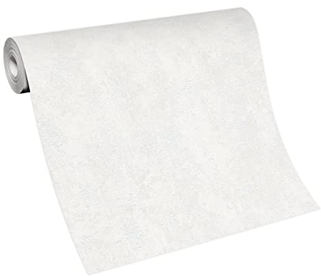 Erismann Vliestapete Uni Beton Optik weiß hellgrau Concrete 10316-10