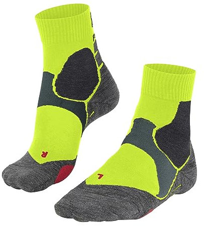 FALKE Unisex Fahrradsocken BC3 Comfort U Sso Baumwolle Funktionsmaterial antiblasen 1 Paar, Grün Matrix 7316, 39-41