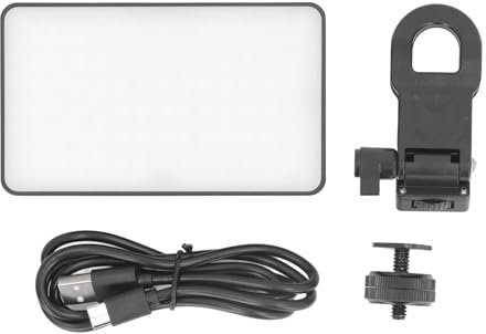 Luce di Riempimento del Telefono, Flash Esterni del Telefono Cellulare Luci per Selfie 140RGB Da 2500 a 9000K LED a Colori Dimmer Continuo 3000mAh Modalità Multiple Luce Video