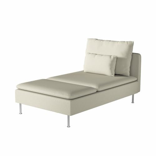 dekoria Ersatz für Bezug für Söderhamn Recamiere Husse passend für Modell Söderhamm beige