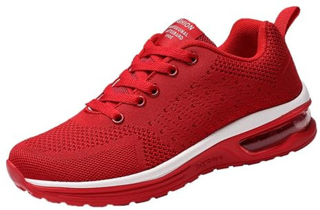Damen Sneakers Sport Running Walking Schuhe Laufschuhe Turnschuhe Freizeitschuhe Outdoor Licht Komfortabel Schuhe Atmungsaktiv Weich Sneaker Damen Weiss Stoff Sandalen orange Damen Gummi Schuhe Damen
