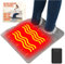 Foot Warmer Battery Operated - Foot Heating Pad for Under Desk and Bed, Men & Women Electric Heated Foot Warmers (Grey)