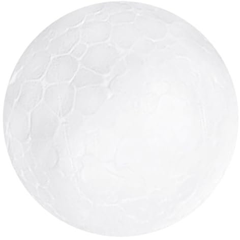 NUOBESTY Foam Weißer Solider Bastelball Für Weihnachtsdekoration Kreative Projekte Und Individuelle Ornamente Leicht Zu Bemalen Gestalten