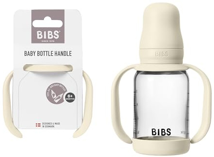 BIBS Baby Bottle Handle, Compatible with BIBS Baby Bottles, Ivory