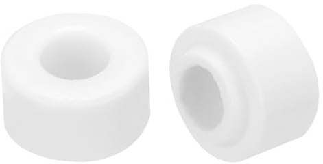 QUARKZMAN 10pz Perline Isolanti in Ceramica 6,2mm x 14mm x 11mm Isolamento | Tubo Ceramico a Forma Rotonda, Fascio di Fili Elettronici, Protezione Termica, per Fascio di Cavi, Protezione Filo