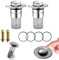 2 Pezzi Tappo Lavandino Bagno, Tappi per Lavandino Bagno, Tappo Lavandino,con Filtro Antipeli, Scolo Rapido per Scarichi 34-40mm (Cucina, Bagno, Lavello)