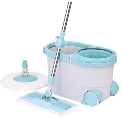 Spazzolone per Pavimenti Sistema Di Pulizia Del Pavimento Mop Pad Lavabili Perfetti Per La Pulizia Di Pavimenti In Legno Duro, Laminato E Piastrelle Con Imbottitura Morbida Mocio Pavimenti Mocio Mop