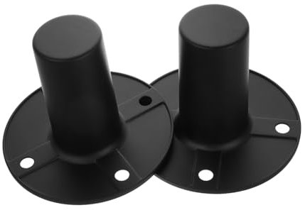 Holibanna 2piezas Base De Soporte Para Altavoz Metálica De Aluminio Soporte De Almacenamiento Para Altavoces De Suministro Para Escenario De