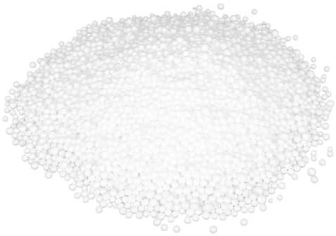 OUNONA Bean Bag Filler Beads 250g White Foam for Home Couch | Resilient Foam Particles, Heat and Sound Insulation, Friction Reduction, Suitable for Bean Bag Refills