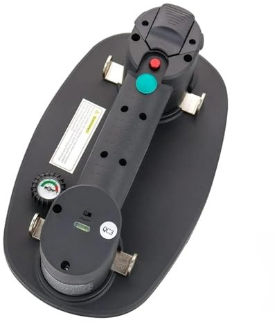 ERSINIAN Ventosa de vacío eléctrica con Capacidad de Carga máxima de 375 LB, Herramienta de elevación Industrial de Alta Resistencia con Sello para Granito y baldosas, fácil de Usar.