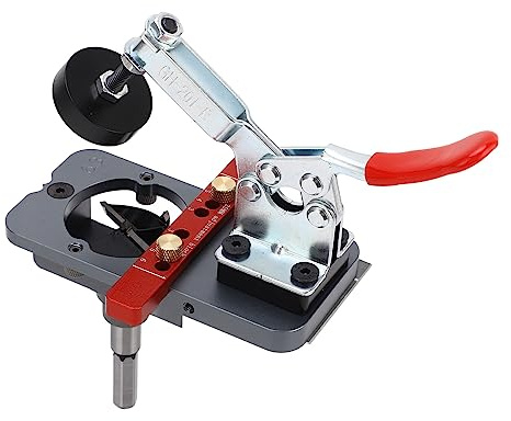 Kit de gabarit de perçage de charnière cachée 35mm, Guide précis des trous de perçage en aluminium, outil en bois pour armoires de cuisine, portes de meubles