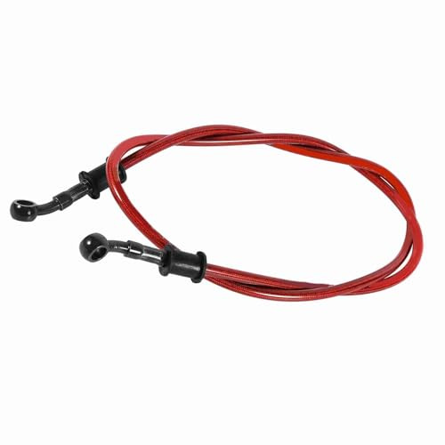 Stahlflex Kupplung Bremsschlauch Ölschlauch 500mm-1200 mm Motorrad Hydraulisch Verstärkt Bremse für Dirt Bike Enduro Motocross, 10 mm, 28°-Hohlschraube