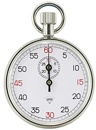 Jieotwice Stoppuhr, Mechanische Stoppuhr, Sport Chronograph, Lauftimer, Handstoppuhr (SXJ505)