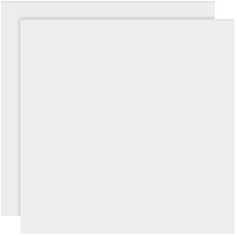 BENECREAT 2 Feuille de Caoutchouc de Silicone de 305x316 mm, Tapis en Silicone Autocollants, Feuille de Caoutchouc de Silicone Rectangulaire de Fumée Blanche pour Joints, Joints, 1 mm D'Épaisseur