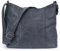 irisaa Handtasche Damen Hobo Schultertasche, Medium Umhängetasche praktische Henkeltasche mit vielen Fächern, Vintage Look mit Reißverschluss, DKB Farbe:Navy